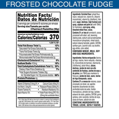 Pop-Tarts Toaster Pastries Frosted Chocolate Fudge Breakfast Foods 12 Count - 20.3 Oz - Image 8