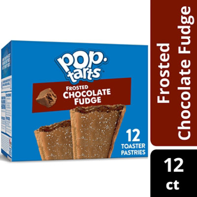 Pop-Tarts Toaster Pastries Breakfast Foods Frosted Chocolate Fudge 12 Count - 20.3 Oz - Image 1