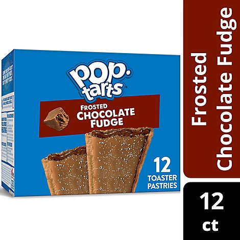 Pop-Tarts Toaster Pastries Breakfast Foods Frosted Chocolate Fudge 12 Count - 20.3 Oz