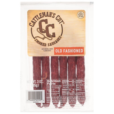 Cattlemans Cut Smoked Sausage Old Fashioned - 3 Oz - Image 3