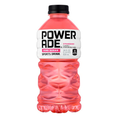 POWERADE Sports Drink Zero Sugar Strawberry - 28 Fl. Oz.