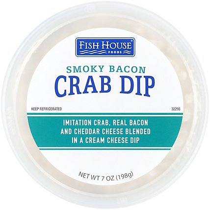 Resers Fine Foods Smoky Bacon & Imitation Crab Dip - 7 Oz - Image 1