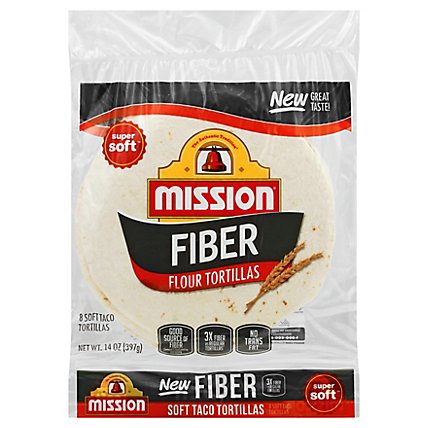 Mission Super Soft Fiber Tortillas - 14 Oz - Image 3