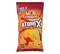 Mission Atomix Habanero & Lime Flavored Rolled Tortilla Chip - 8 Oz