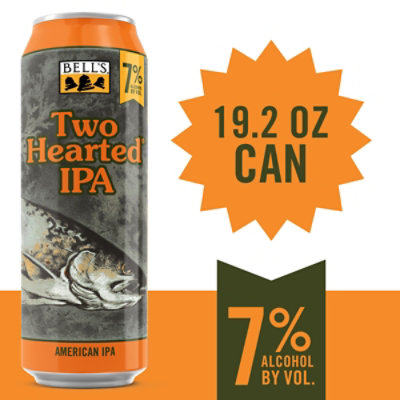 Bell's Two Hearted IPA Beer 7% ABV Can - 19.2 Fl. Oz. - Image 1