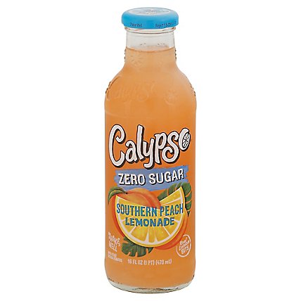 Calypso Lemonade Light Southern Peach - 16 Oz - Image 1