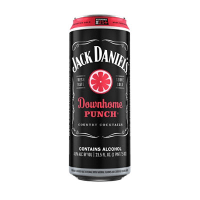 Jack Daniel's Country Cocktails Downhome Punch In Can -  23.5 Oz - Image 1