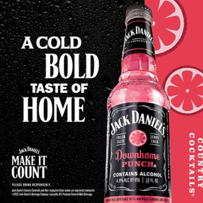 Jack Daniel's Country Cocktails Downhome Punch In Can -  23.5 Oz - Image 2