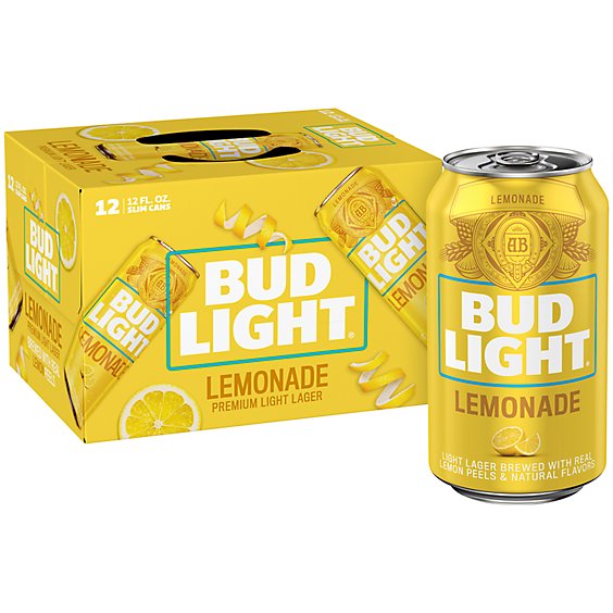 Bud Light Lemonade Cans - 12-12 Fl. Oz.