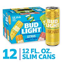 Bud Light Lime Lemonade & Orange Beer Variety Pack Cans - 12-12 Fl. Oz. - Image 1