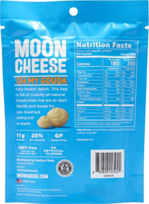 Moon Cheese Snack Gouda Gluten Free - 2 Oz - Image 6