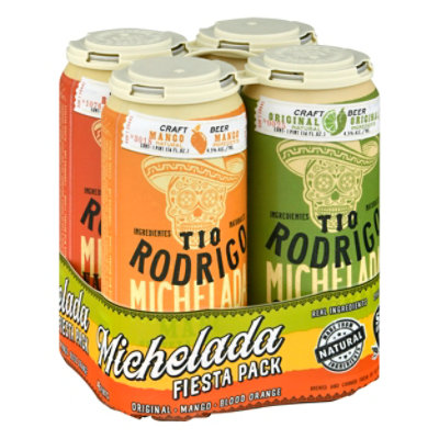 Tio Rodrigo Michelada Variety Pk In Cans - 4-16 Fl. Oz.