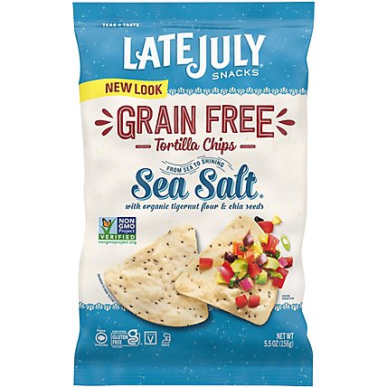 Late July No Grain Sea Salt Chips - 5.5 Oz - Image 2