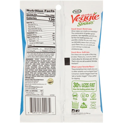 Sensible Portions Straws Veg Ranch Zesty - 1 Oz - Image 5
