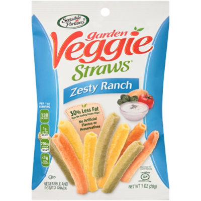 Sensible Portions Straws Veg Ranch Zesty - 1 Oz - Image 2