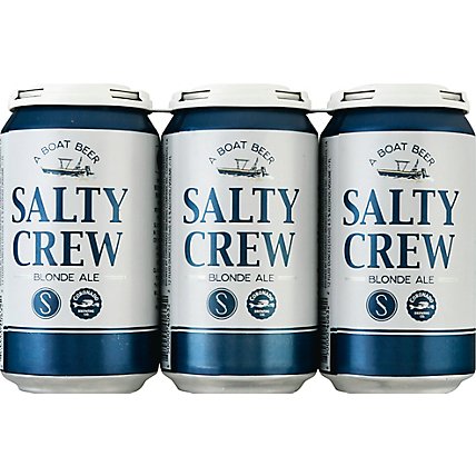 Coronado Brewing Salty Crew Blonde Ale In Cans - 6-12 Fl. Oz. - Image 4