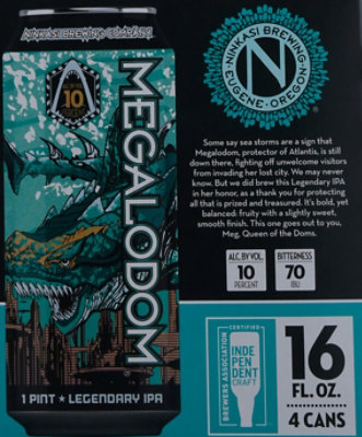 Ninkasi Megalodom In Cans - 4-16 Fl. Oz. - Image 4