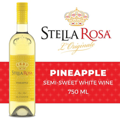 Stella Rosa Pineapple Semi Sweet White Wine - 750 Ml - Image 1