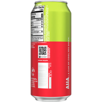 AHA Sparkling Water Lime Watermelon - 16 Fl. Oz. - Image 6