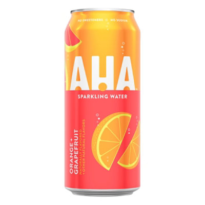 AHA Sparkling Water Orange Grapefruit - 16 Fl. Oz.