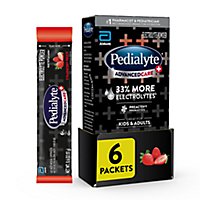 Pedialyte AdvancedCare Plus Electrolyte Powder Strawberry Freeze - 6-0.6 Oz - Image 1