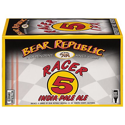 Bear Republic Racer 5 IPA Beer In Bottles - 6-12 Fl. Oz. - Image 3