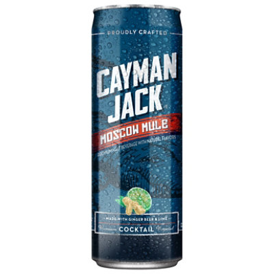 Cayman Jack Moscow Mule In Cans - 19.2 Fl. Oz.