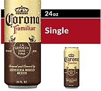 Corona Familiar Mexican Lager Beer Can 4.8% ABV - 24 Fl. Oz.