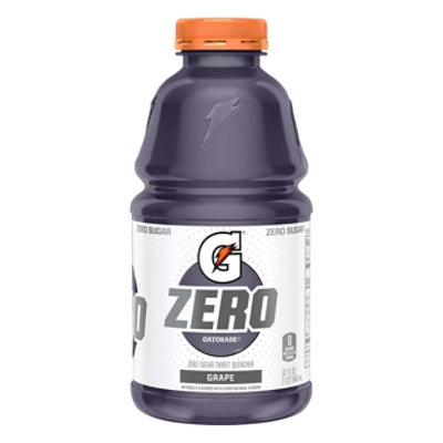 Gatorade G Zero Thirst Quencher Zero Sugar Grape - 32 Fl. Oz
