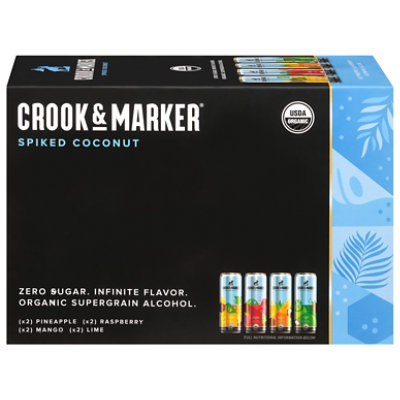 Crook&Marker Coconut Variety Pack In Cans - 8-12 Fl. Oz. - Image 3