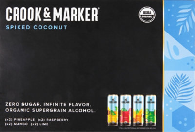 Crook&Marker Coconut Variety Pack In Cans - 8-12 Fl. Oz. - Image 2