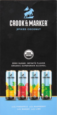 Crook&Marker Coconut Variety Pack In Cans - 8-12 Fl. Oz. - Image 1