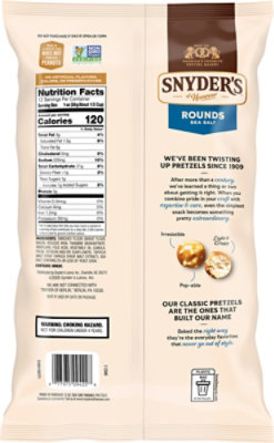 Snyder's of Hanover Sea Salt Mini Pretzel Balls - 12 Oz - Image 4