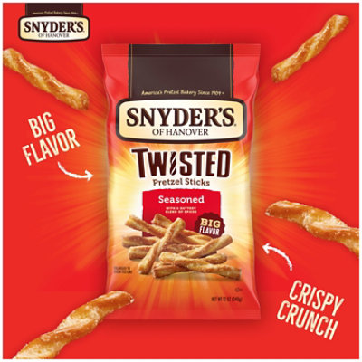 Snyder's of Hanover Seasoned Twisted Pretzel Sticks - 12 Oz - Image 2