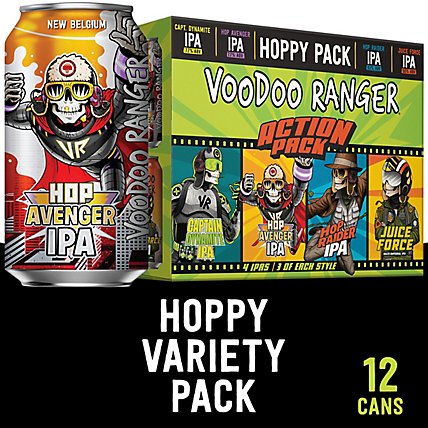New Belgium Voodoo Ranger Hoppy Variety Pack Can - 12-12 Fl. Oz. - Image 2