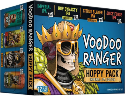 New Belgium Brewing Voodoo Ranger Hoppy Beer ABV Variety Pack Cans - 12-12 Fl. Oz. - Image 2