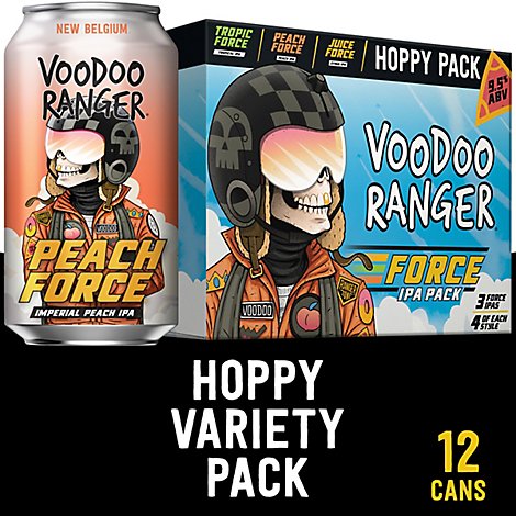 New Belgium Voodoo Ranger Hoppy Variety Pack Can - 12-12 Fl. Oz.