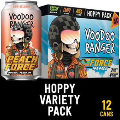 New Belgium Voodoo Ranger Hoppy Variety Pk In Cans - 12-12 Fl. Oz.