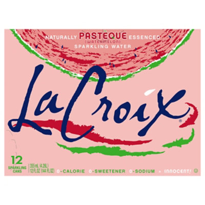 LaCroix Sparkling Water Core Pasteque Watermelon - 12 Oz - Image 3