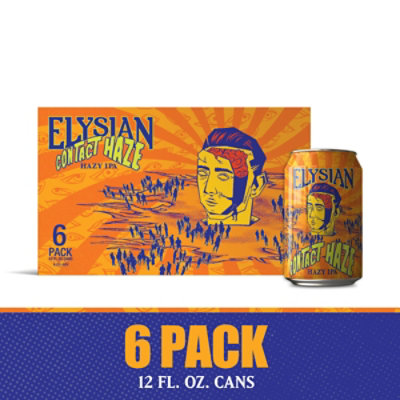 Elysian Contact Haze Hazy IPA Craft Beer Cans - 6-12 Fl. Oz. - Image 2