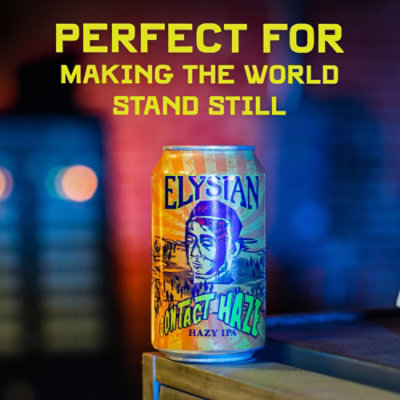 Elysian Contact Haze Hazy IPA Craft Beer Cans - 6-12 Fl. Oz. - Image 4