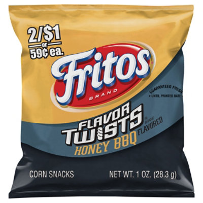 Fritos Flavor Twists Honey Bbq Flavored Corn Snacks - 1 Oz - Image 1