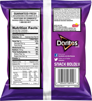 DORITOS Spicy Sweet Chili Tortilla Chips - 1 Oz - Image 6