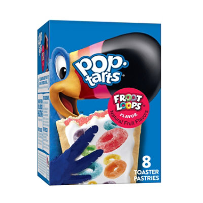 Pop-Tarts Toaster Pastries Breakfast Foods Frosted Froot Loops 8 Count - 13.5 Oz