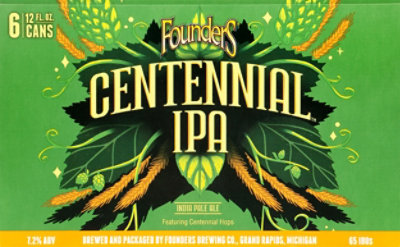 Founders Centennial Ipa In Cans - 6-12 Fl. Oz. - Image 2