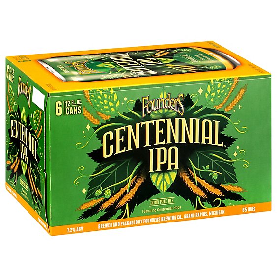 Founders Centennial Ipa In Cans - 6-12 Fl. Oz.