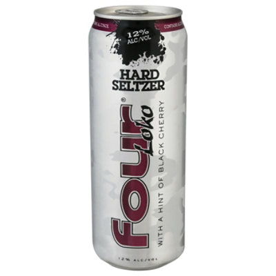 Four Loko Hard Seltzer Black Cherry 12% Can - 23.5 Fl. Oz.