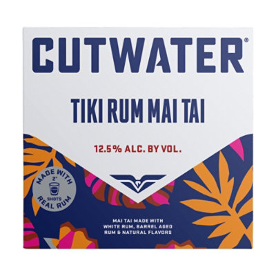 Cutwater Spirits Bali Hai Mai Tai Tropical Tiki Rum Pack - 4-12 Fl. Oz. - Image 2