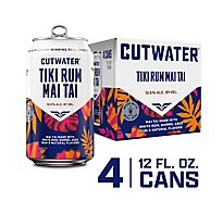 Cutwater Spirits Bali Hai Mai Tai Tropical Tiki Rum Pack - 4-12 Fl. Oz.