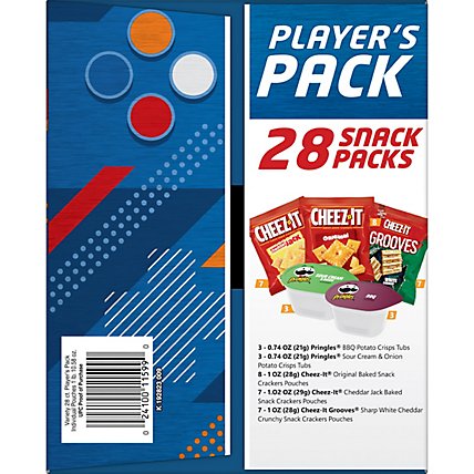 Kelloggs Players Pack Lunch Snacks Variety Pack 28 Count - 26.58 Oz - Image 5
